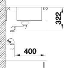 BLANCO LEMIS 6-IF Spoelbak RVS 525108