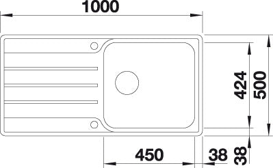 BLANCO LEMIS XL 6 S-IF spoelbak RVS 523035