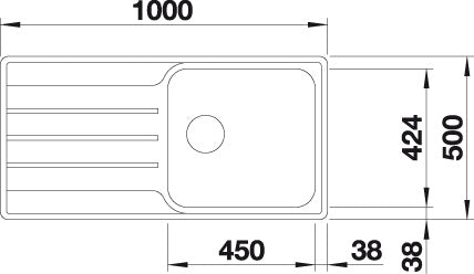 BLANCO LEMIS XL 6 S-IF spoelbak RVS 523034