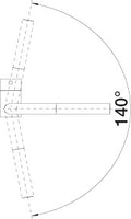 BLANCO LINUS-S keukenkraan messing chroom 512200