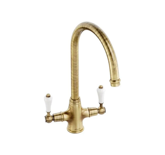 Abode Ludlow Antique brass (brons) Keukenkraan