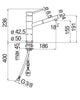 Alpha Snow 7717 Keukenkraan RVS-look