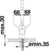 BLANCO MILI keukenkraan messing silgranit-wit 523107