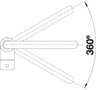 BLANCO MILI keukenkraan messing silgranit-wit 523107