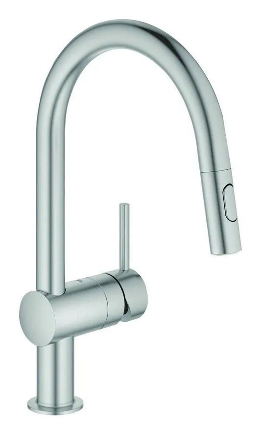 Grohe Minta Zero 32321 Supersteel Keukenkraan