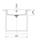 Franke Maris MRG 110-72 Oyster