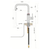 Quooker® COMBI CUBE Flex Square RVS