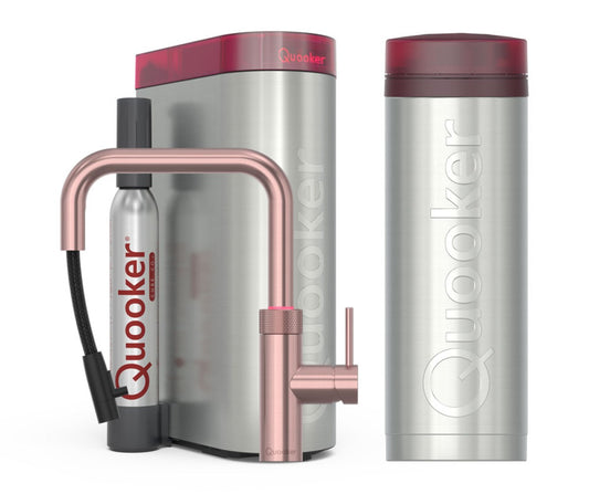 Quooker® PRO3 CUBE Flex Square Rosé Koper