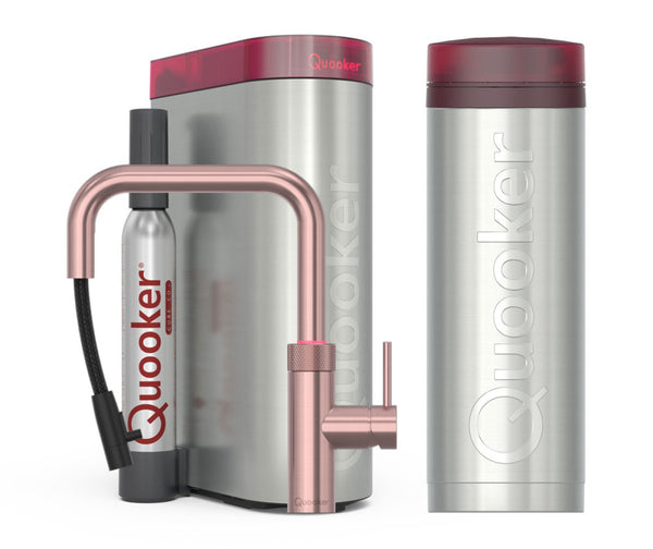Quooker® PRO3 CUBE Flex Square Rosé Koper