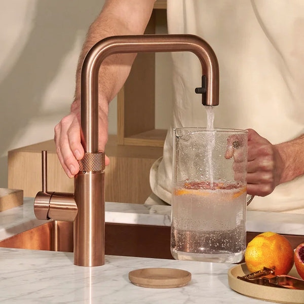 Quooker® PRO3 CUBE Flex Square Rosé Koper