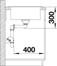 BLANCO SITY XL 6 S spoelbak Graniet antraciet 525060