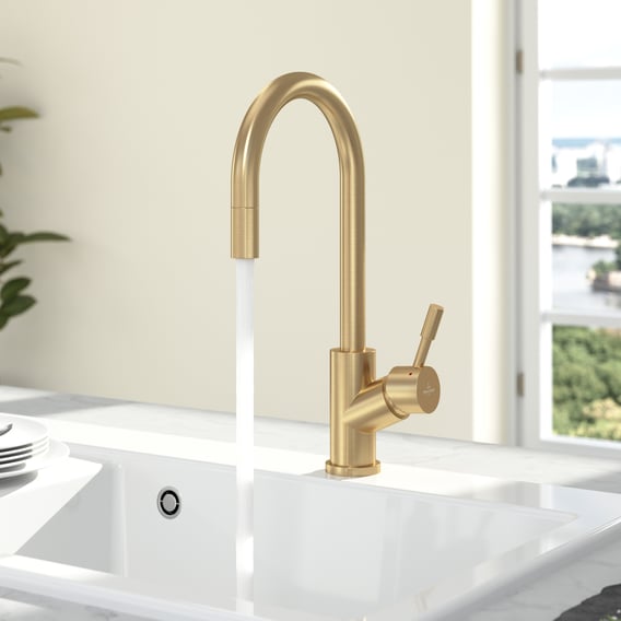 Villeroy & Boch Umbrella Flex Gold Keukenkraan Goud