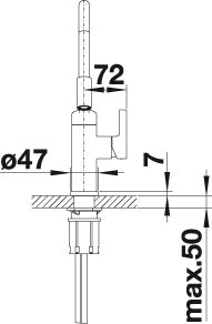 BLANCO VIU-S keukenkraan messing chroom 524813