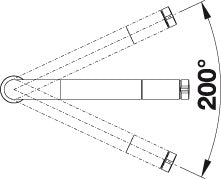 BLANCO VONDA keukenkraan edelstaal RVS geborsteld 518435