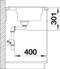 BLANCO ZENAR XL 6 S SteamerPlus spoelbak Graniet zwart 526054