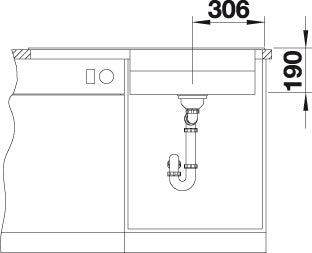 BLANCO ZENAR XL 6 S SteamerPlus spoelbak Graniet rock grey 524053