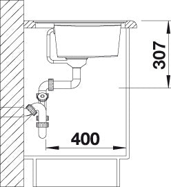 BLANCO ZENAR XL 6 S-F spoelbak Graniet wit 523929