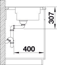 BLANCO ZENAR XL 6 S-F SteamerPlus spoelbak Graniet zwart 526056