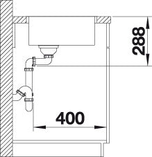 BLANCO ZEROX 700-IF Durinox Spoelbak RVS 523099